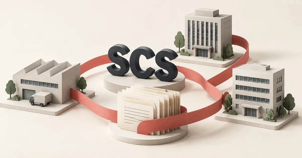 工場やオフィスをつなぐSCS評価制度コラムのアイキャッチ